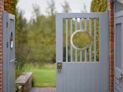 Porthole Garden Gates & Attractive Storage Solution