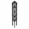 Prestige Triangular Wooden Tower Obelisk (Black)