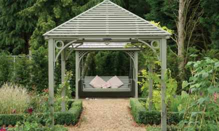 Painted Arbour & Swing Seat