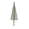 Wooden Diagonal Trellis Obelisk Gorse Green