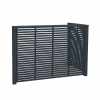 Prestige Slatted Bin Screen-Right Handed--Small - painted Charcoal