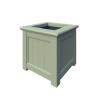 Prestige Traditional Planter Square Small Painted in Manhattan Grey