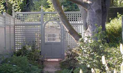 Decorative garden gate