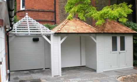 Bespoke garden shed & garden storage