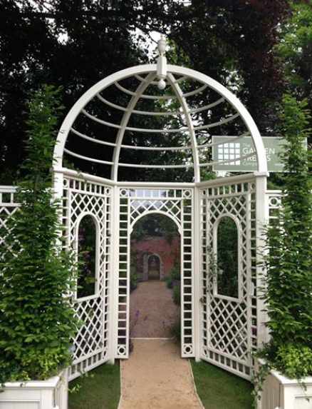 Painted arbour