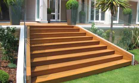 Angled View Of Steps To Grass - After