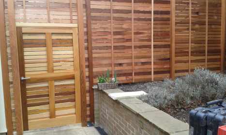 Back Of Gate and Fencing Panels