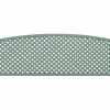 Diagonal Trellis Privacy Convex Arched Topper Panel Greenwich Green