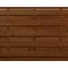 Solid Fence Panel Teak Stain