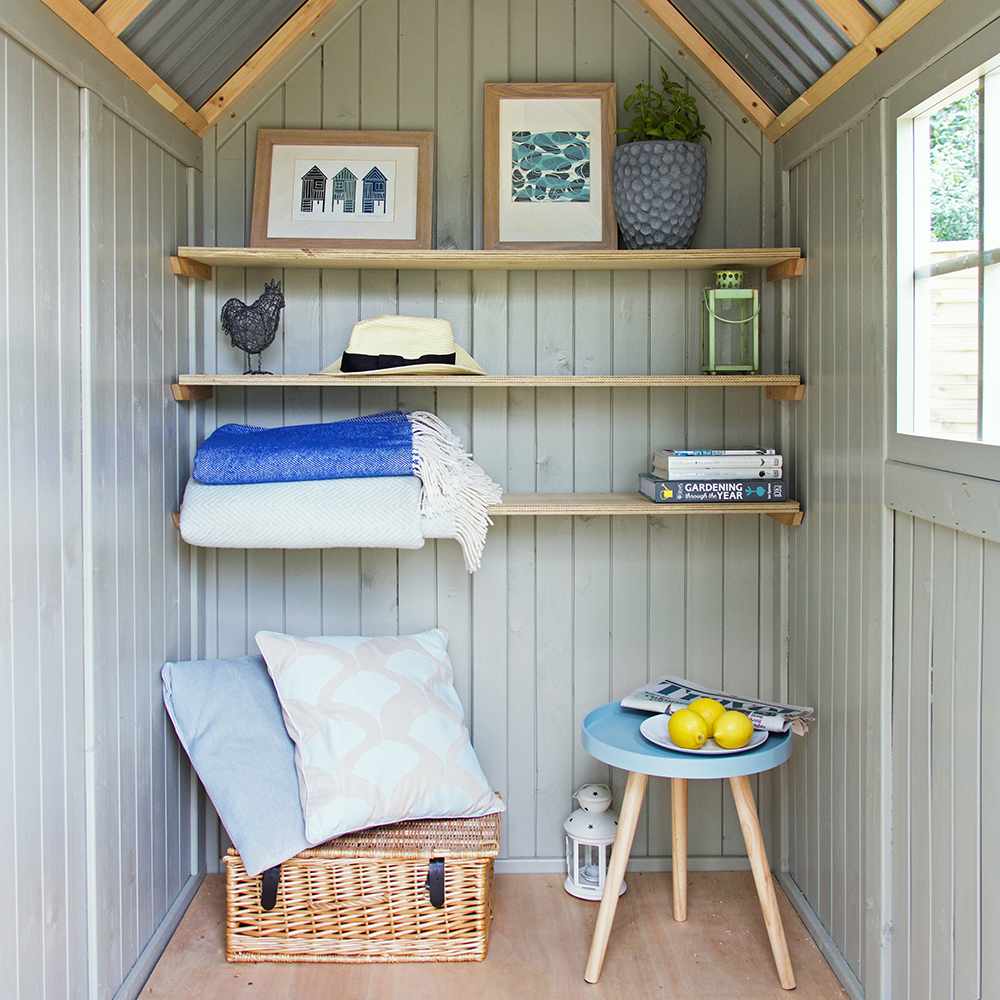 Painted Wooden Shed | The Garden Trellis Company