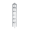 Prestige Traditional Wooden Tower Obelisk Open Stone