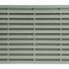 Double Sided Slatted Panel Gorse Green