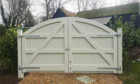 Bespoke Gate painted in F & B Cromarty