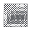 Open Diagonal Trellis Panel (Charcoal)
