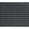 Double Sided Slatted Panel Charcoal