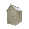 Painted Wooden Shed (Dark Olive)