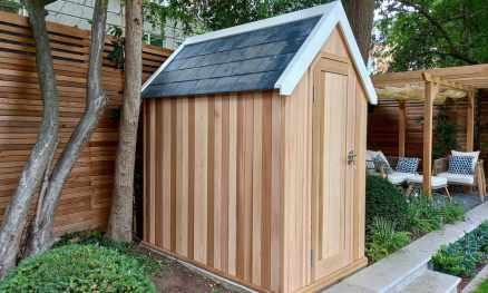 Bespoke Storage Shed in Western Red Cedar with Tiled Roof
