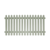 Prestige Pointed Top Picket Fence Panels Gorse Green