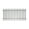Prestige Pointed Top Picket Fence Panels Manhattan Grey