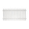 Prestige Pointed Top Picket Fence Panels Orford Cream