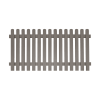 Prestige Rounded Top Picket Fencing Autumn Tide