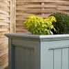 Prestige Traditional Square Planter Painted in Manhattan Grey