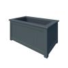 Prestige Traditional Planter Rectangle Large Painted in Charcoal