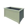Prestige Traditional Planter Rectangle Large Painted in Manhattan Grey