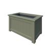 Prestige Traditional Planter Rectangle Small Painted in Autumn Tide