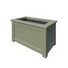Prestige Traditional Planter Rectangle Small Painted in Dark Olive