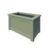 Prestige Traditional Planter Rectangle Small Painted in Gorse Green