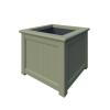 Prestige Traditional Planter Square Large Painted in Dark Olive
