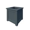 Prestige Traditional Planter Square Small Painted in Charcoal