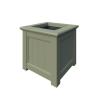 Prestige Traditional Planter Square Small Painted in Dark Olive