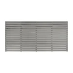 RHS Prestige Wide Slatted Panel (45mm slat) Painted Autumn Tide