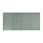 RHS Prestige Wide Slatted Panel (45mm slat) Painted Greenwich Green