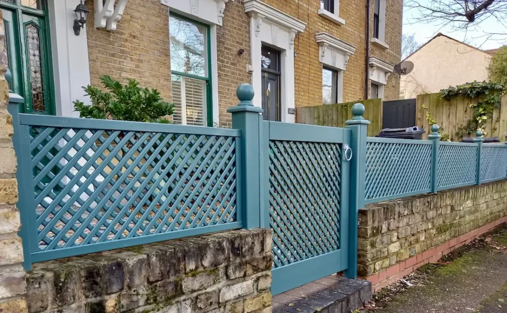 Ready-made Privacy Trellis and Gate in Dedham Vale