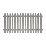 RHS Prestige Pointed Top Picket Fence Panels Painted Autumn Tide