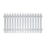 RHS Prestige Pointed Top Picket Fence Panels Painted Stone