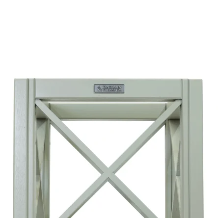 RHS Prestige Square Wooden Cross Detail Tower Obelisk - Manhattan Grey