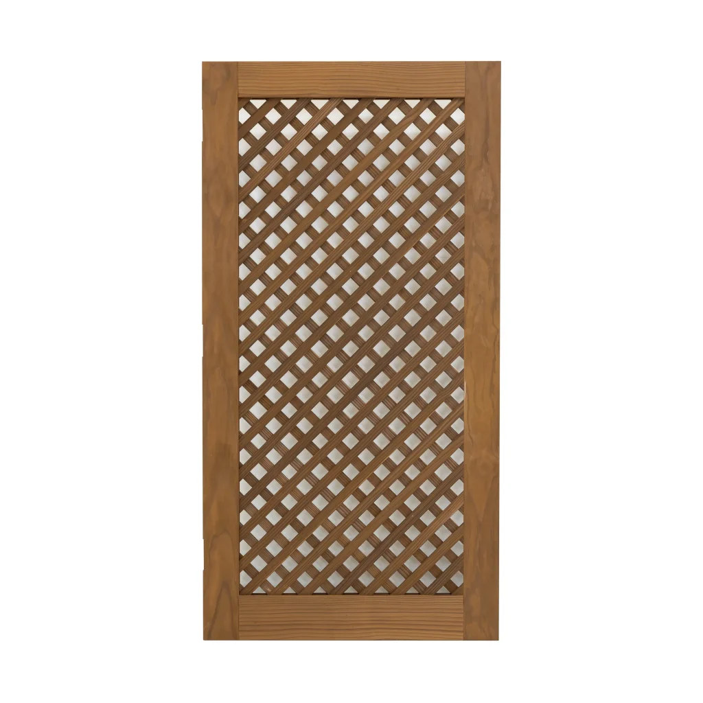 RHS Prestige Diagonal Trellis Gate - Thermally Treated Timber