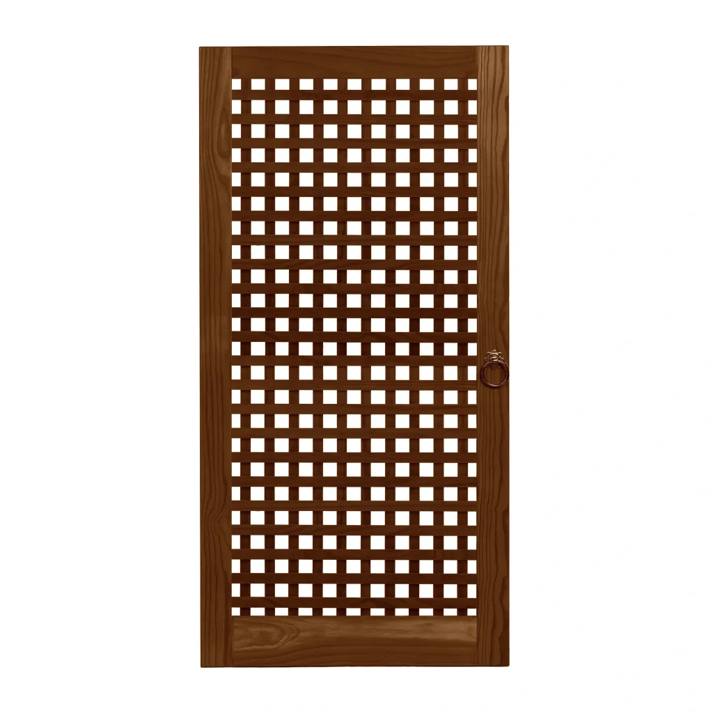 RHS Prestige Square Trellis Gate Thermally Treated Timber