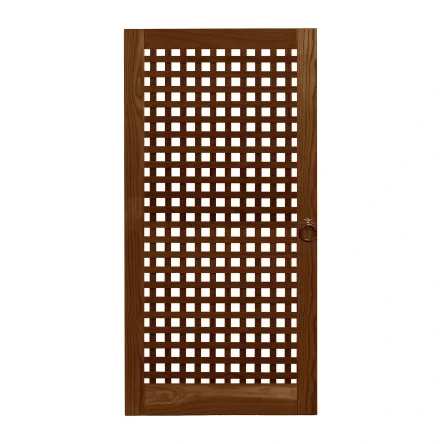 RHS Prestige Square Trellis Gate Thermally Treated Timber