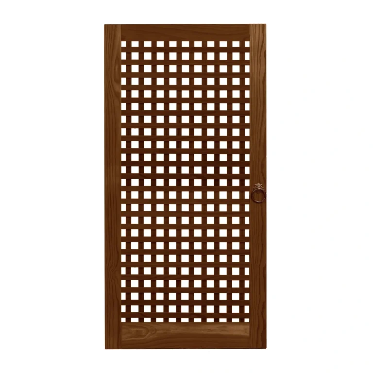 RHS Prestige Square Trellis Gate Thermally Treated Timber