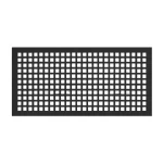 WPC Square Trellis 1800x900 Painted Black