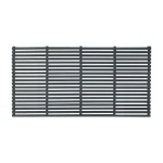 Regular Slatted Panel Painted Charcoal