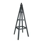 RHS Prestige Traditional Open Frame Wooden Obelisk Painted Charcoal