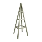 RHS Prestige Traditional Open Frame Wooden Obelisk Painted Dark Olive
