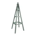 RHS Prestige Traditional Open Frame Wooden Obelisk Painted Greenwich Green