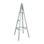 RHS Prestige Traditional Open Frame Wooden Obelisk Painted Manhattan Grey
